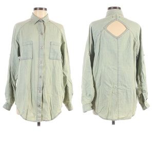 MINKPINK | Cutout Denim Shirt